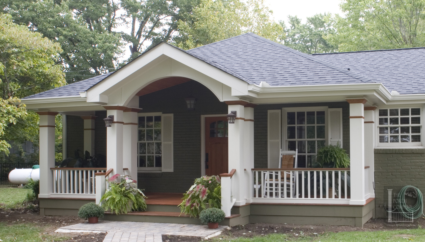 Gable Porch Roof Best Home Renovation 2019 By Kelly S Depot