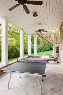 using the space under your screened porch for recreation
