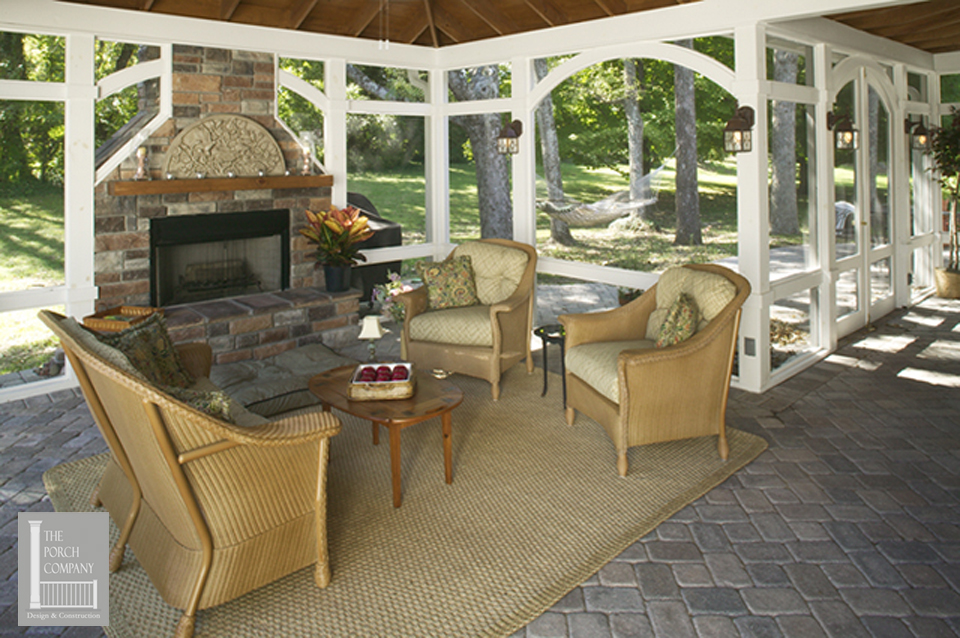 Porch Flooring Options The Company, Screened Porch Flooring Over Concrete Slab