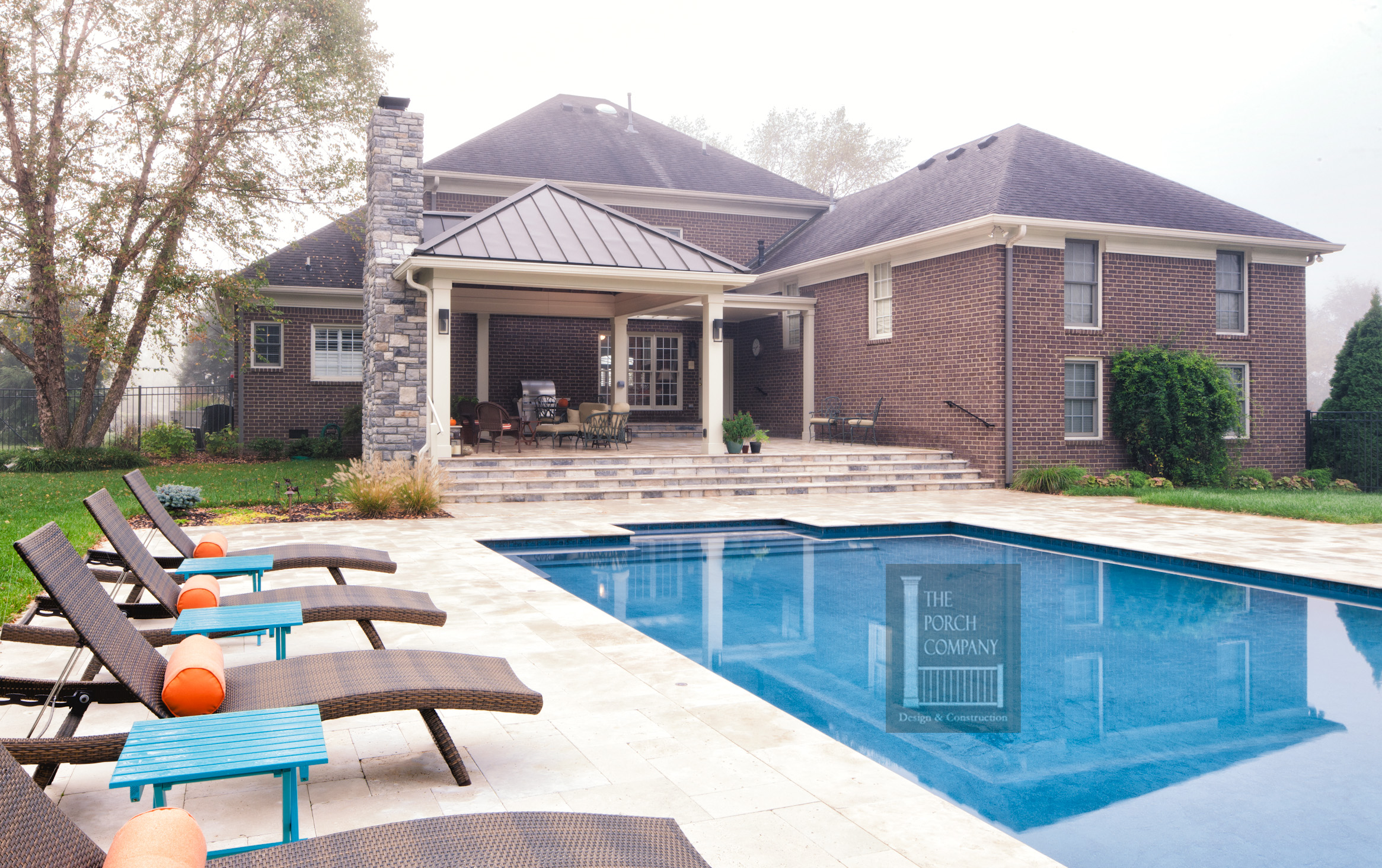 hip roof patio