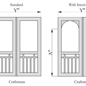 Craftsman Style Double Doors - The Porch CompanyThe Porch Company