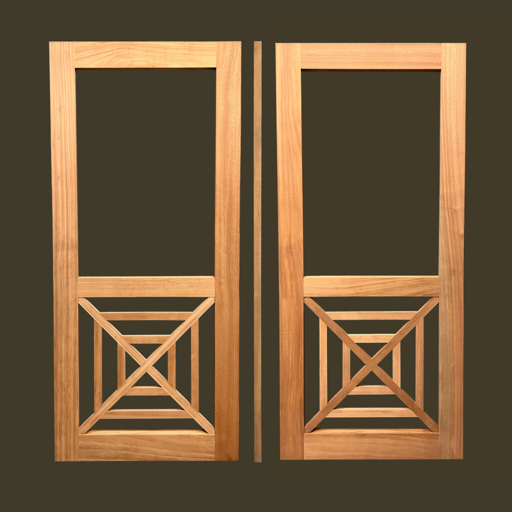 Open Double Screen Doors The Porch Company