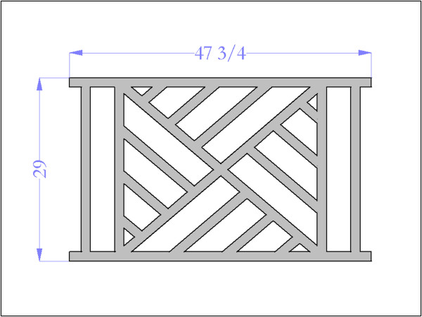 The Chippendale III Panel - The Porch CompanyThe Porch Company