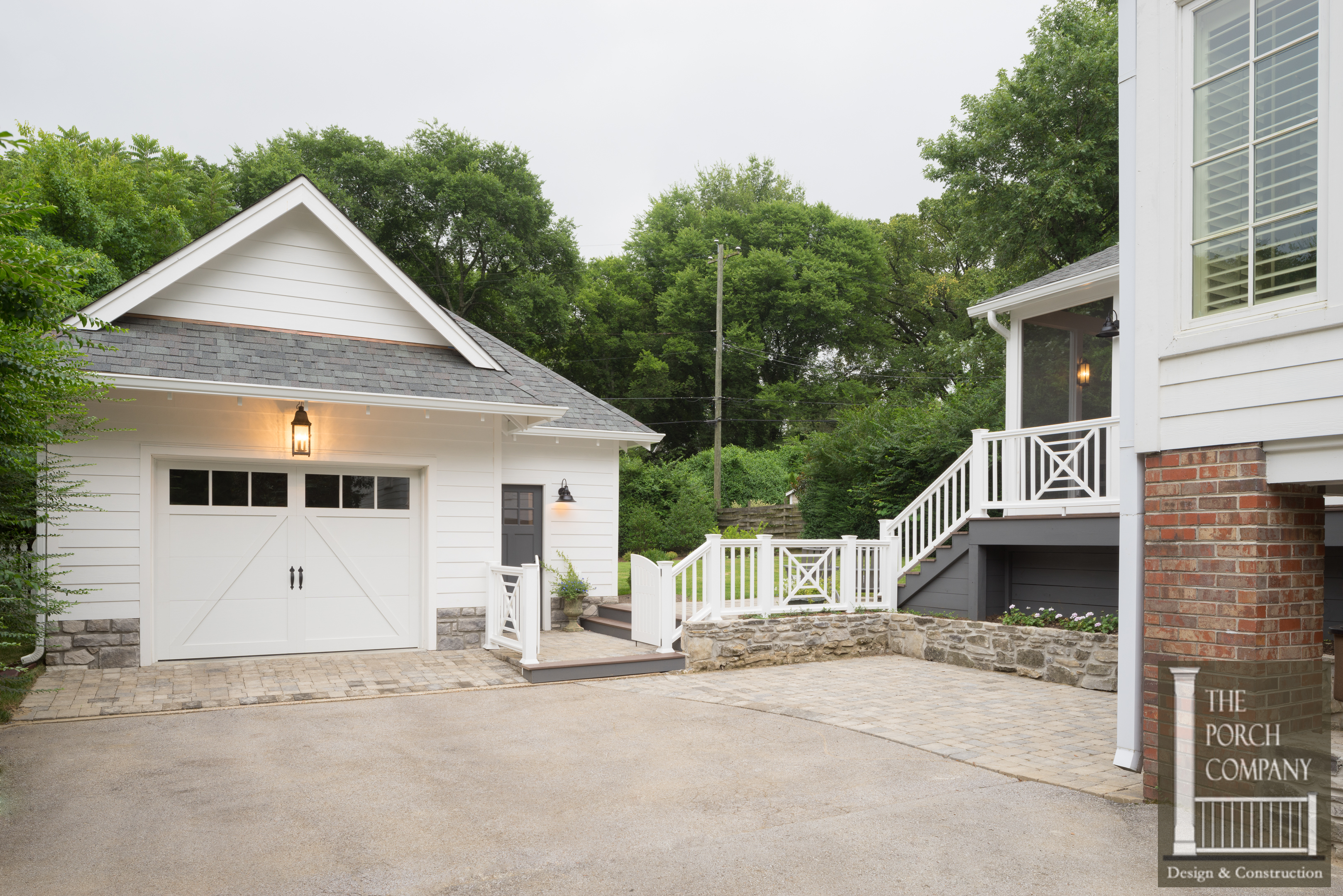 detached garage porch railing gate 14 wyl