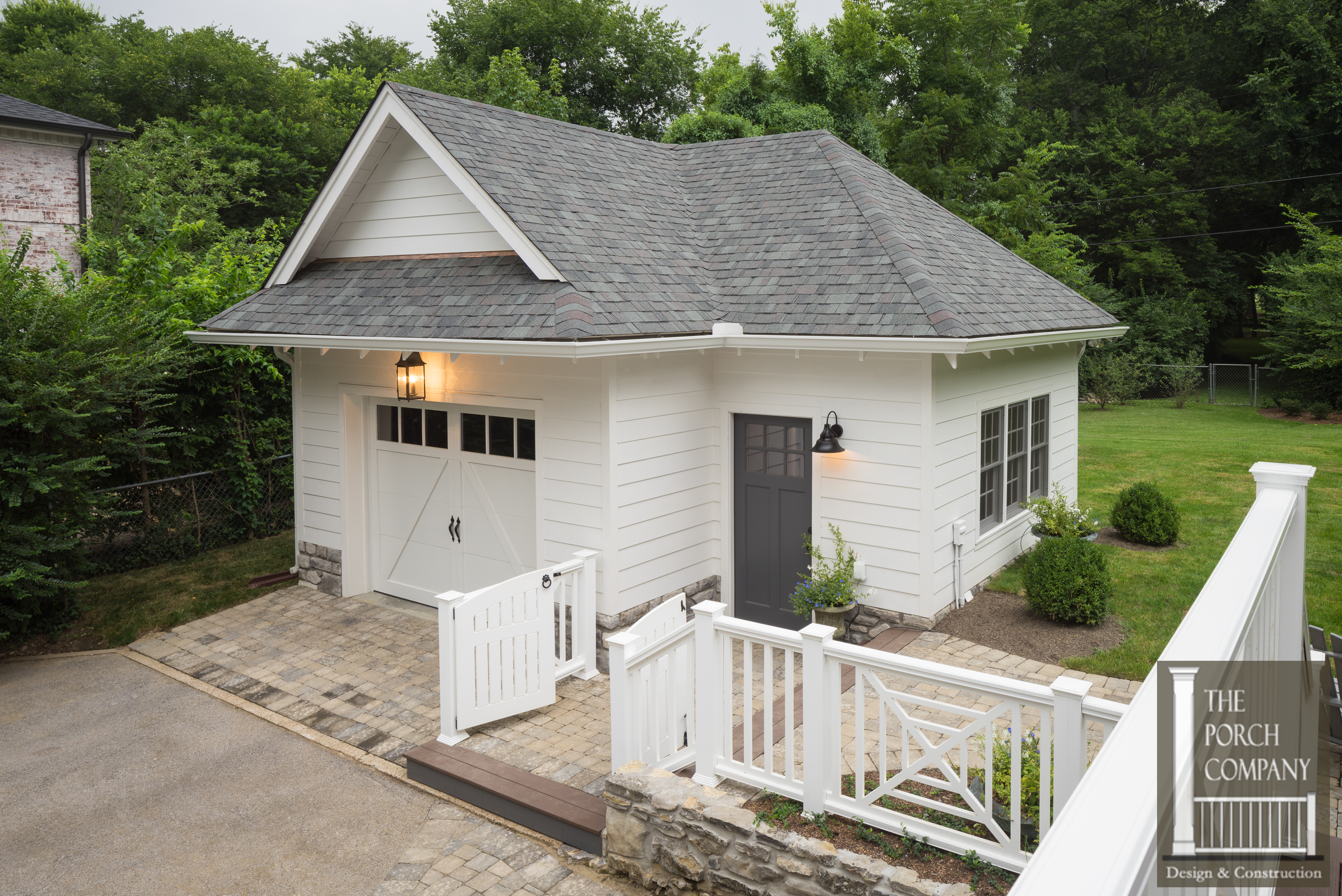 detached structure pvc railing gate 14 wyl