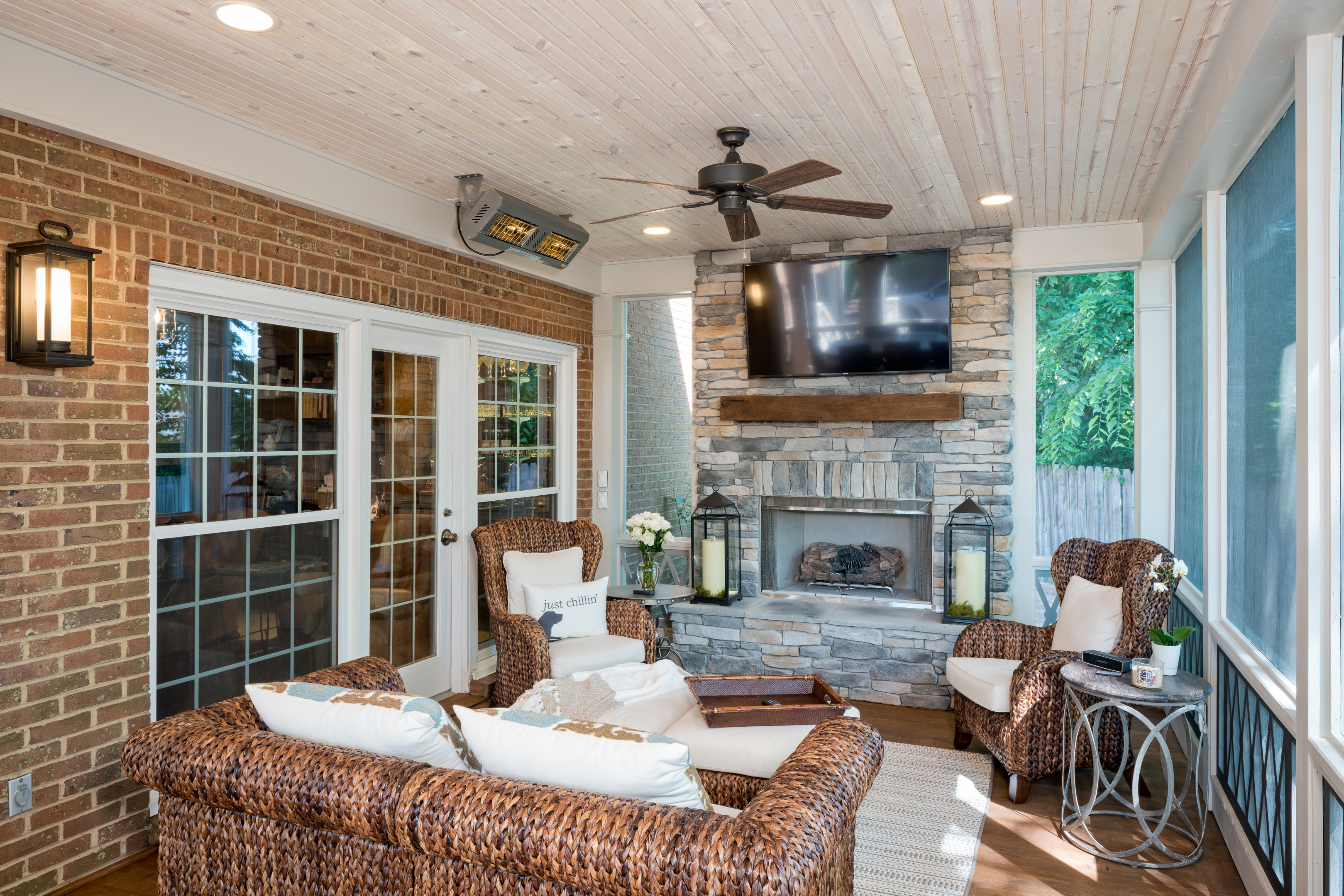 With A Screened Porch Like This You Too Would Be Just Chillin