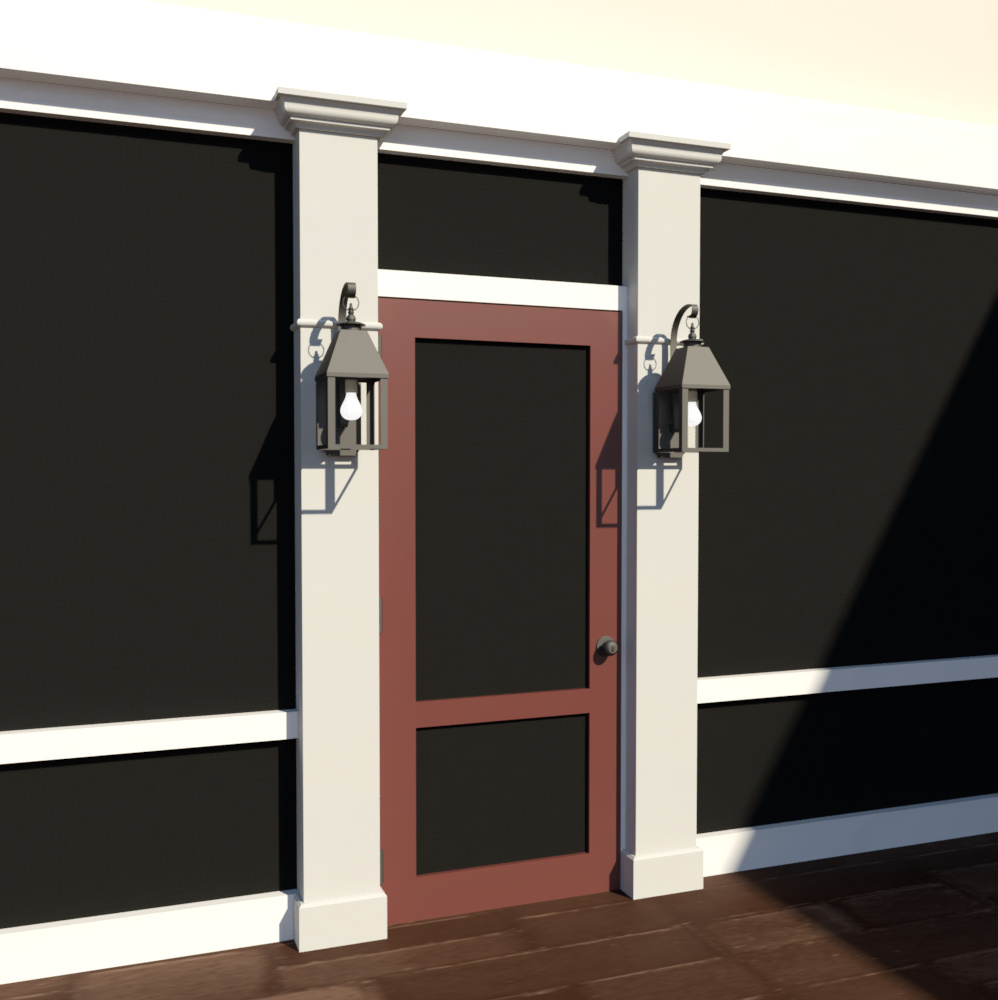 Open Single Screen Door The Porch Company