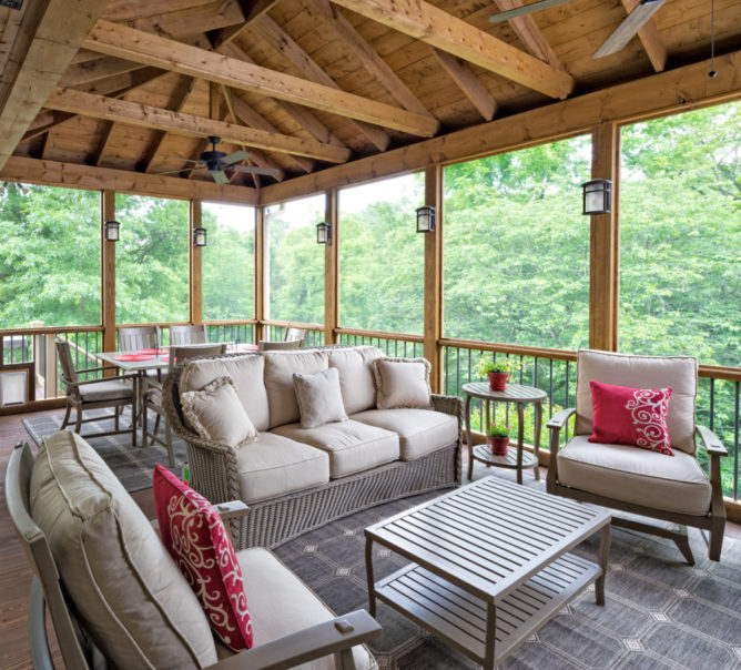 In middle Tennessee, there is no better place to be than a screened porch