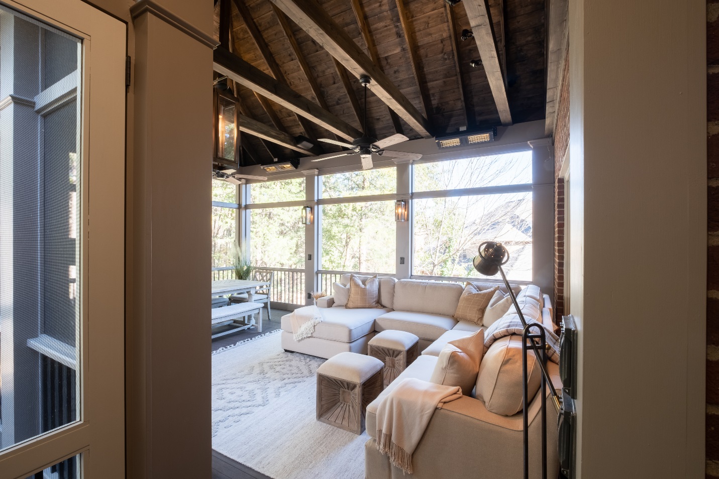 Porch and store foyer